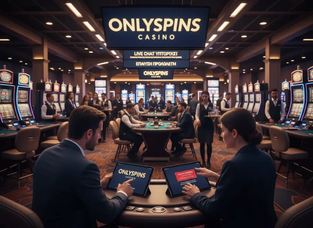 Οδηγίες σύνδεσης για Onlyspins login και επίλυση σφαλμάτων